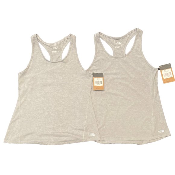 THE NORTH FACE Women's Essential Tank Top - NWT - Lot of 2 - Gray - Large - Picture 1 of 7